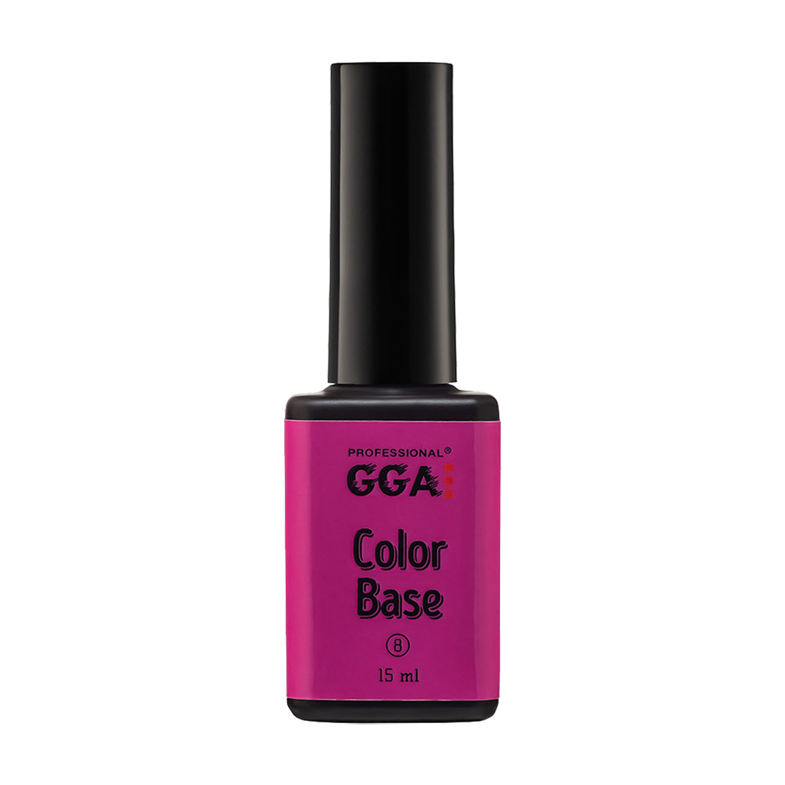 Кольорова база для гель-лаку GGA Professional Color Base 8, 15 мл